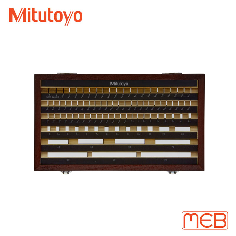 Bộ căn mẫu Gốm 87 khối chuẩn chữ nhật cấp 0 ISO ( 516-346-10 ) Mitutoyo