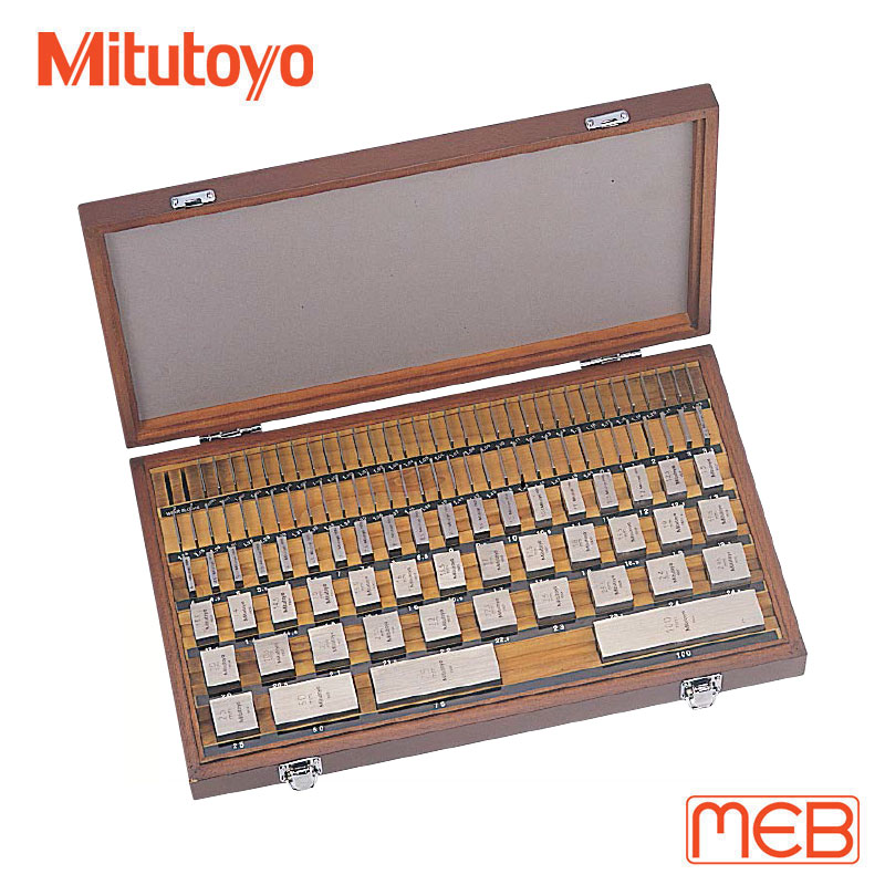 Bộ căn mẫu khối vuông chuẩn ASME thép 112 khối cấp 00 ( 516-437-10 ) Mitutoyo