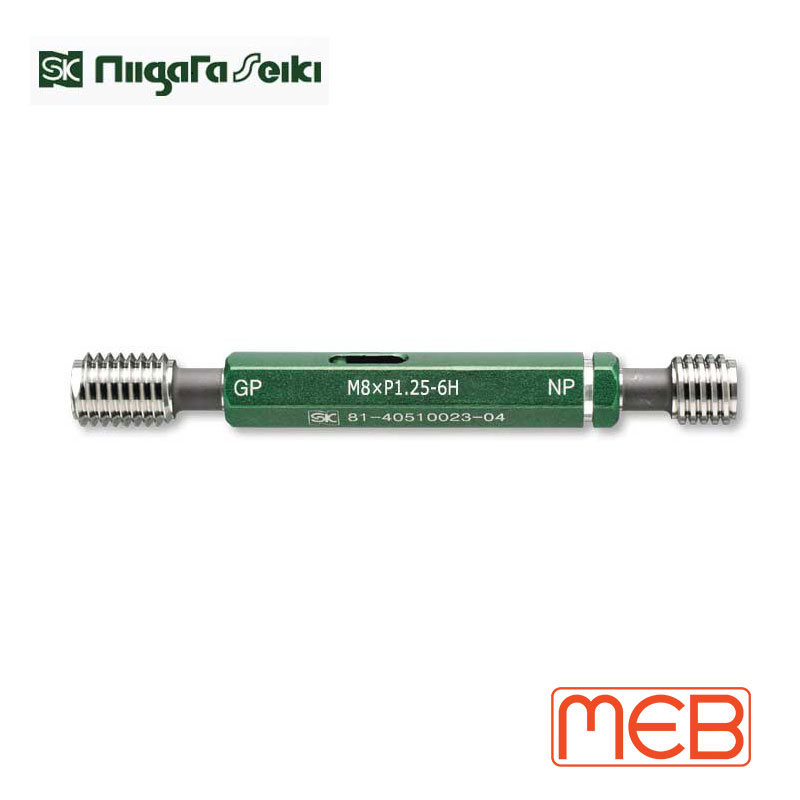 Dưỡng trụ kiểm ren trong Niigata Seiki M8×P1.25mm ( M8×P1.25-6H GPNP -SK ) | Dụng cụ đo lường chính hãng