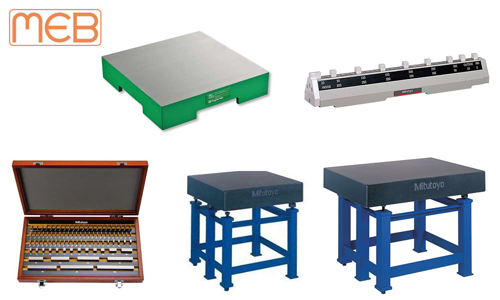 Reference gages and granite surface plates