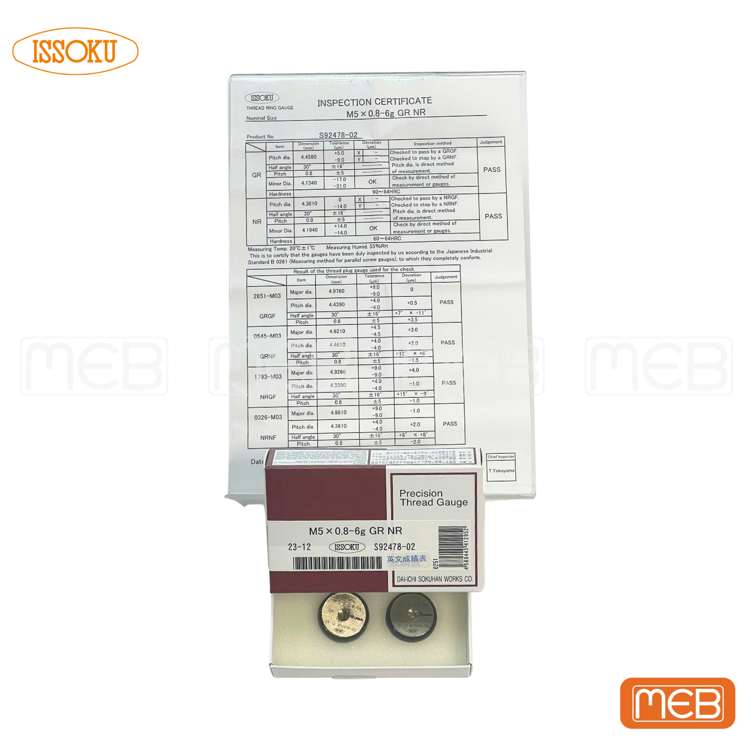 Giấy chứng nhận dưỡng kiểm ISSOKU